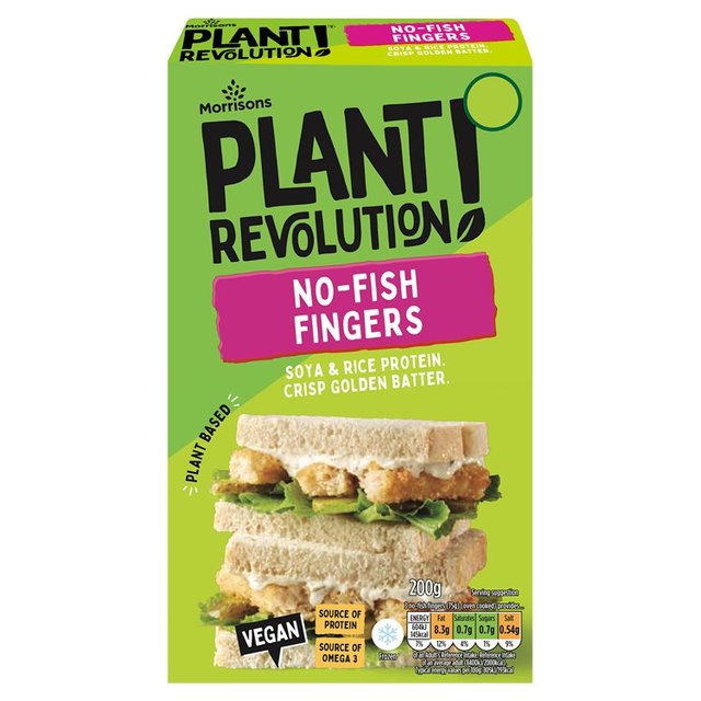 Morrisons Plant Revolution 8 Ocean Fish Fingers  200g