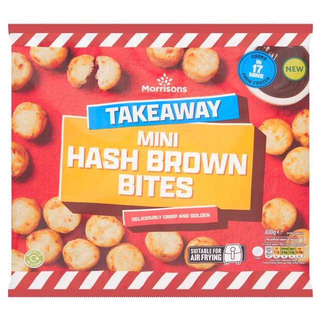 Morrisons Takeaway Mini Hash Brown Bites 400g