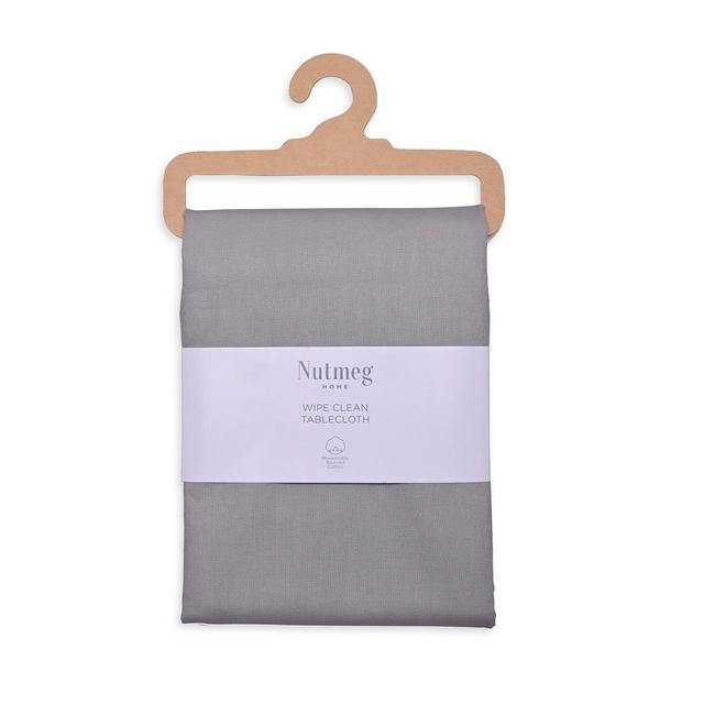 Nutmeg Grey Wipe Clean Table Cloth 