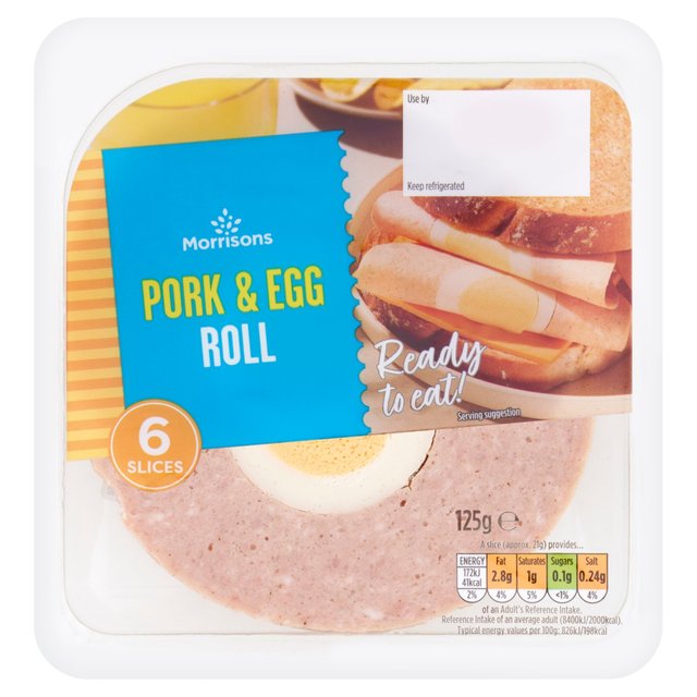 Morrisons Pork & Egg Roll 125g