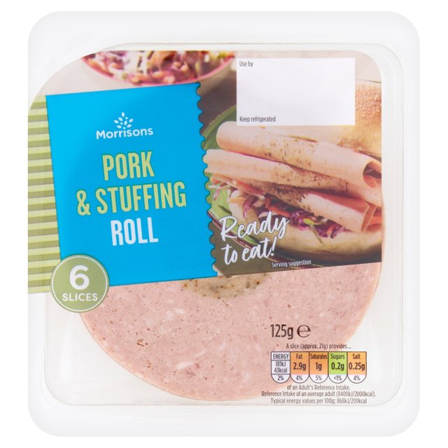 Morrisons Pork & Stuffing Roll 125g