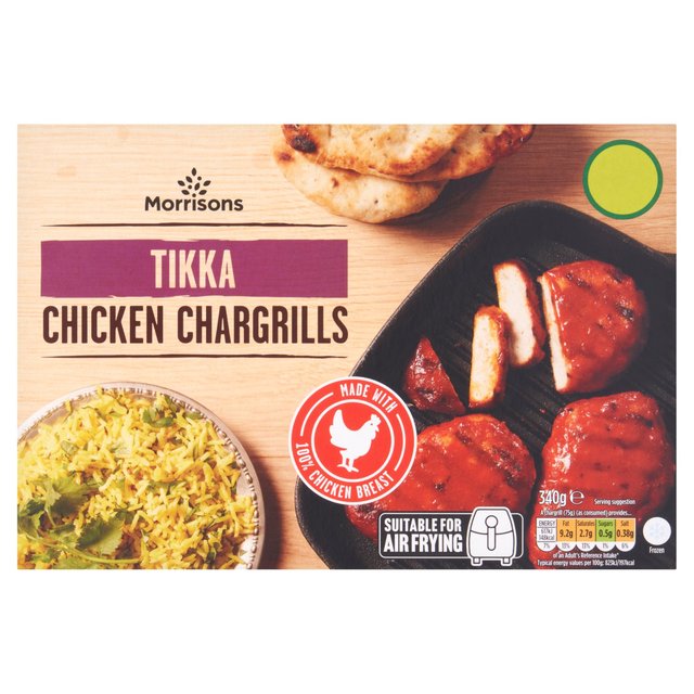 Morrisons Tikka Chicken Chargrills 340g