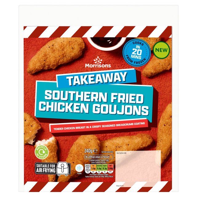 Morrisons Takeaway Southern Fried Chicken Goujons 240g