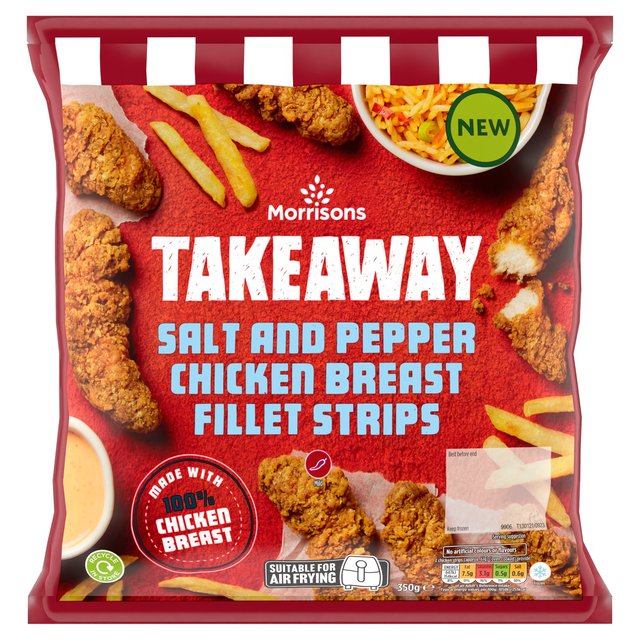 Morrisons Salt & Pepper Coated Chicken Strips 350g