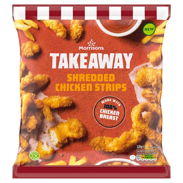 Morrisons Crispy Plain Shredded Chicken 320g