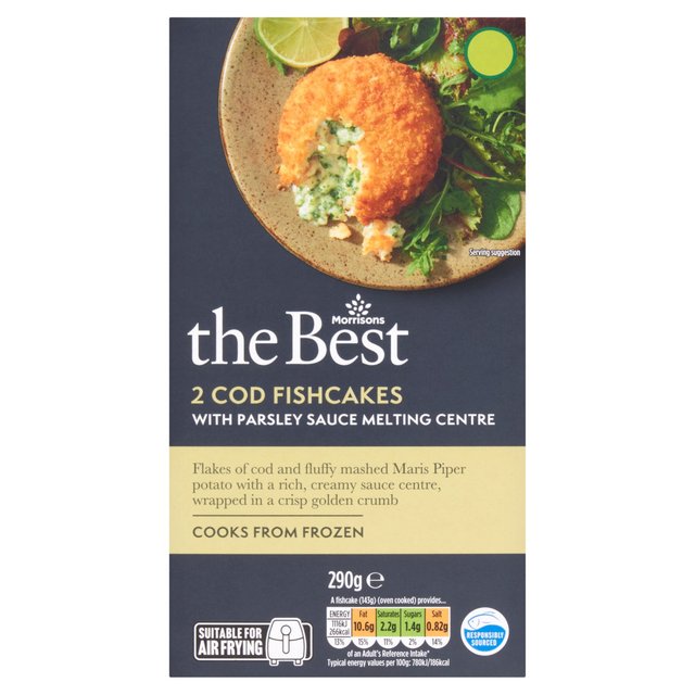 Morrisons The Best Cod & Parsley Fishcakes 290g