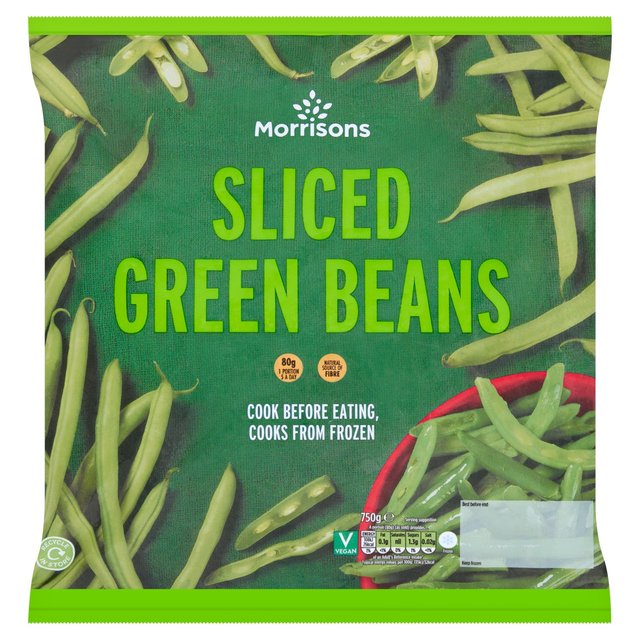 Morrisons Sliced Green Beans 750g
