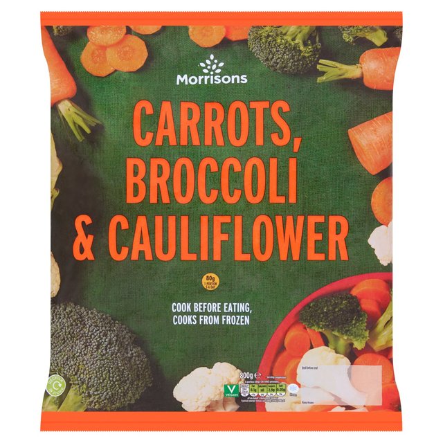 Morrisons Carrots Broccoli & Cauliflower  800g