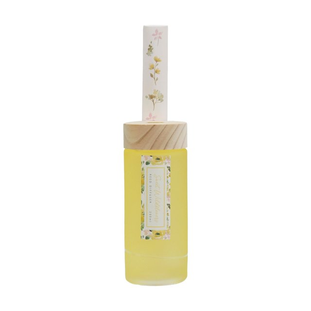 Nutmeg Home Yellow Frosted Glass 200ml Diffuser 