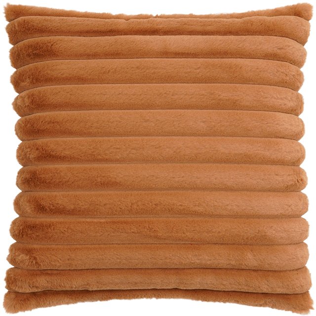 Nutmeg Home Natural Ribbed Cushion 