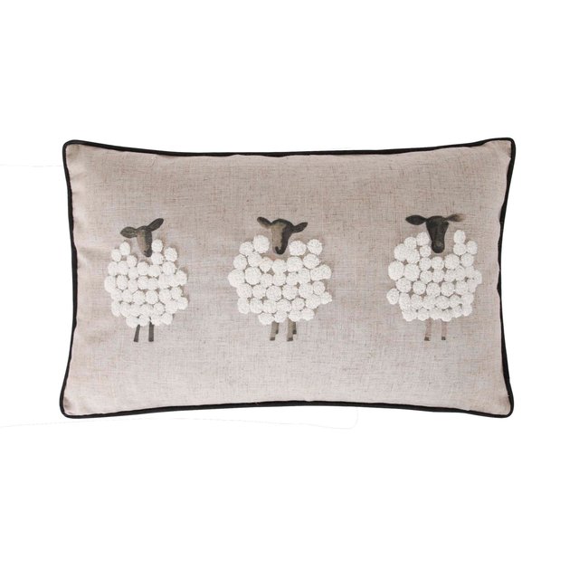 Nutmeg Home Ewe & Me Sheep Cushion 30 x 50cm 