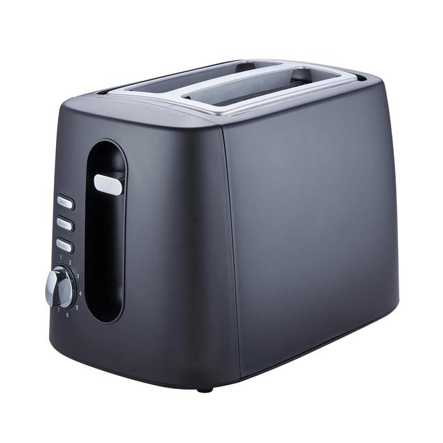 Nutmeg Home Classic 2 Slice Toaster Black 