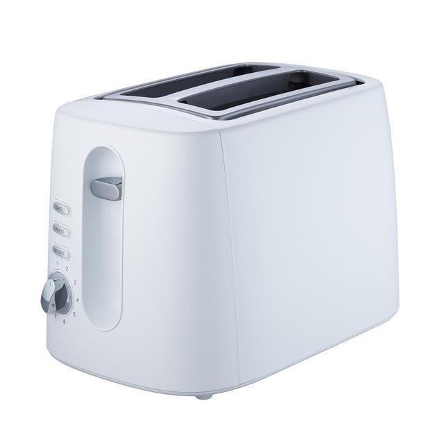 Nutmeg Home Classic 2 Slice Toaster White 