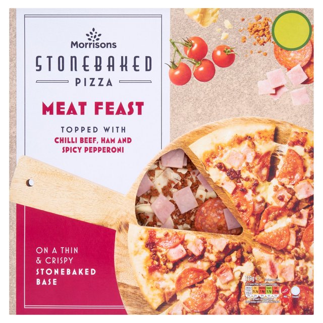 Morrisons 10" Thin Meat Feast 339g