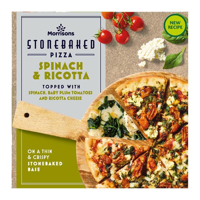 Morrisons 10" Thin Spinach & Ricotta  380g