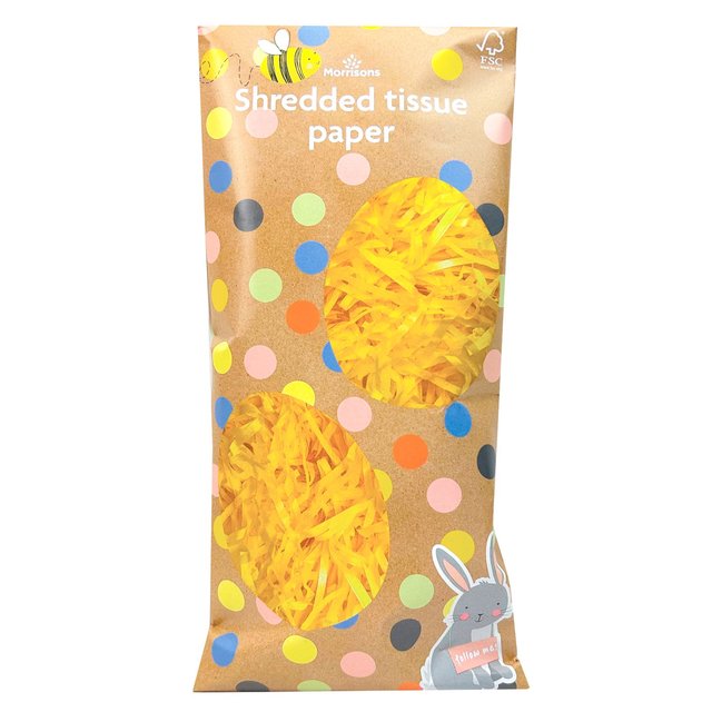 Morrisons Shredded Tissue Paper Yellow 