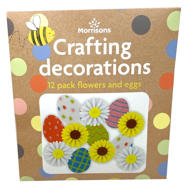 Morrisons Flower And Egg Bonnet Decorations 