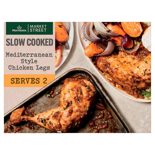 Morrisons Slow Cooked Mediterranean Style Chicken Legs  565g