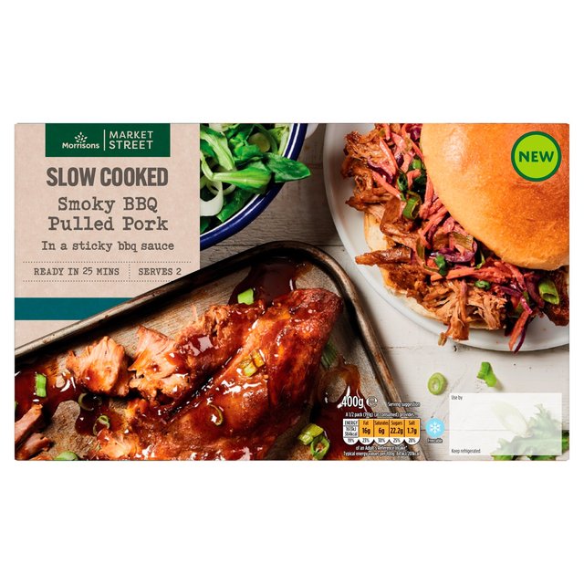 Morrisons Slow Cooked Smoky BBQ Pulled Pork 400g