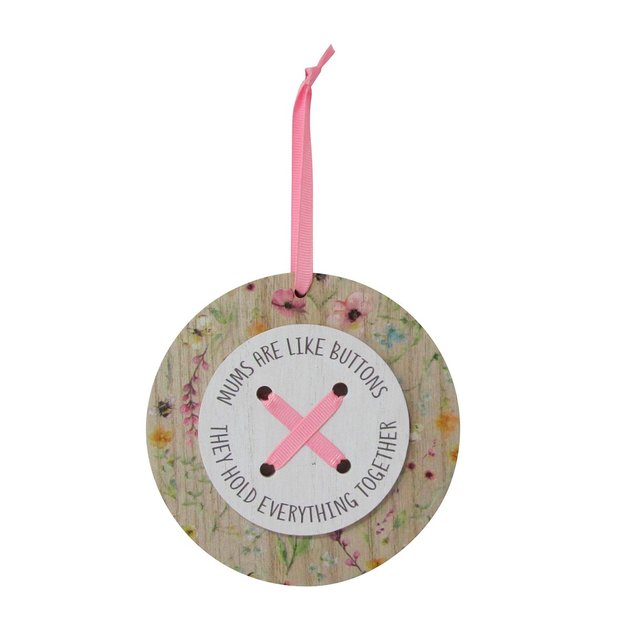 Morrisons Mother's Day Button Plaque 