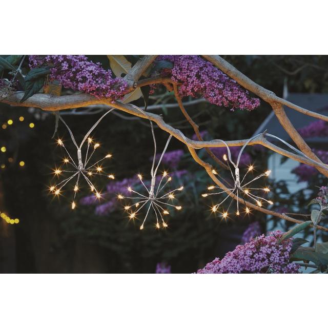 Nutmeg 10 Starburst Solar String Lights 