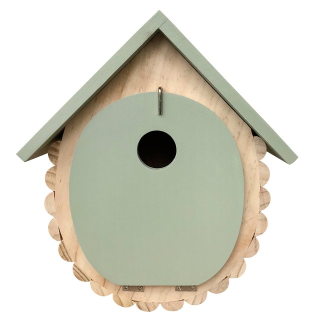 Nutmeg Sage Green Bird House 