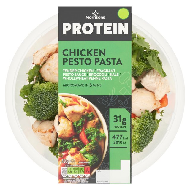 Morrisons Protein Chicken Pesto Pasta 