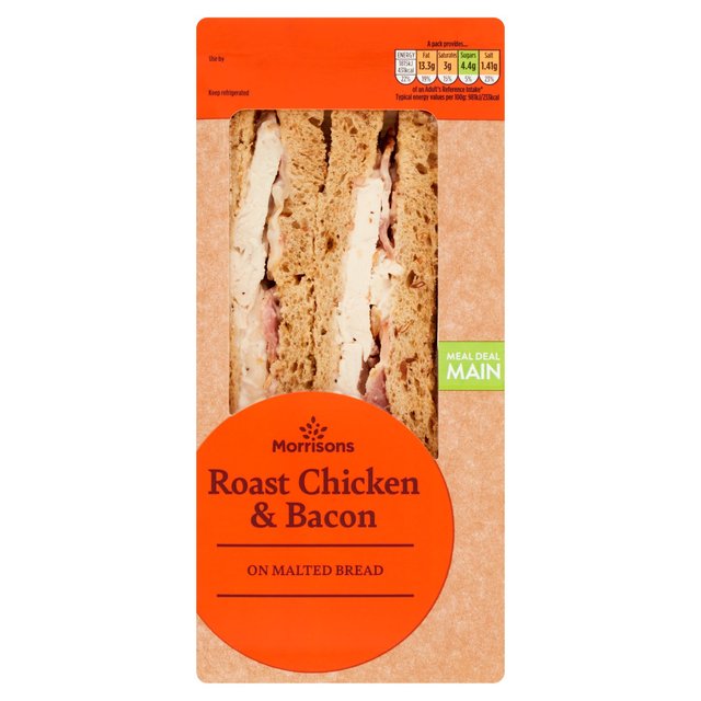 Morrisons Roast Chicken & Bacon Sandwich 