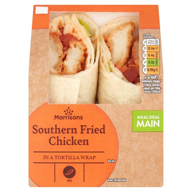 Morrisons  Southern Fried Chicken Wrap 