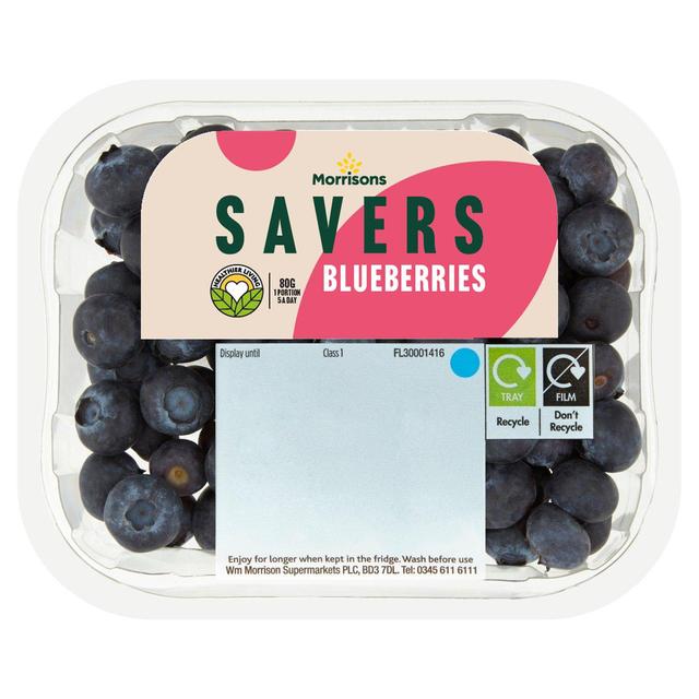 Morrisons Savers Blueberries  125g