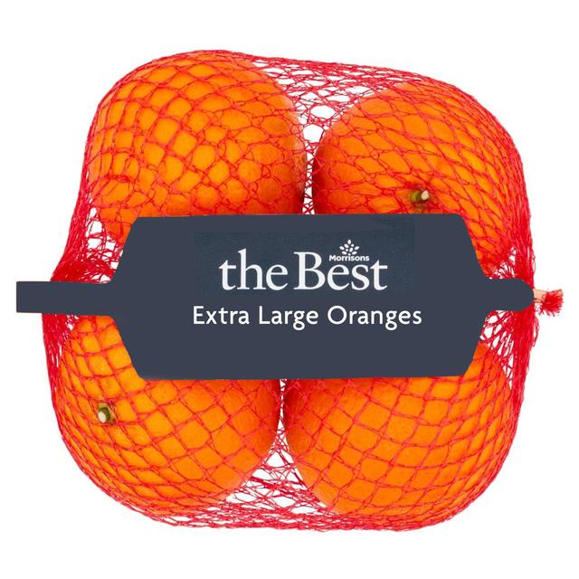 Morrisons The Best Extra Large Oranges  4 per pack