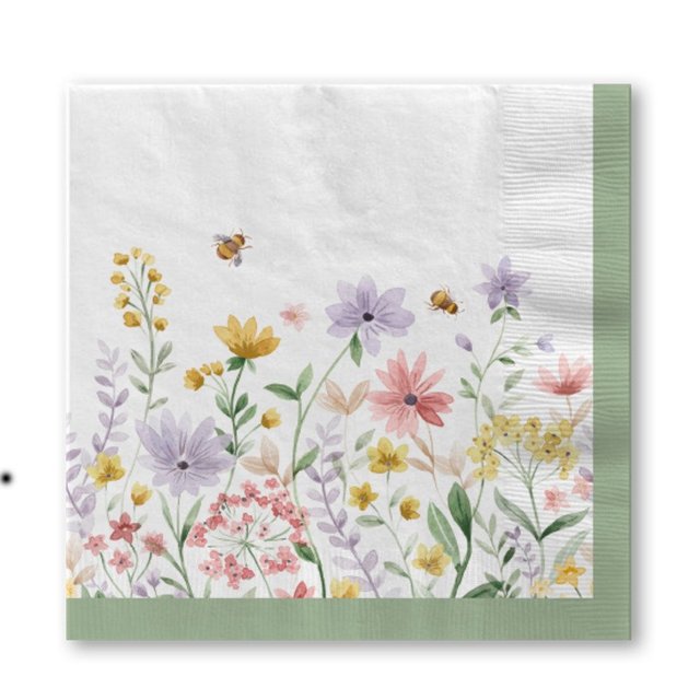 Nutmeg Home Pretty Floral Napkins 20 per pack