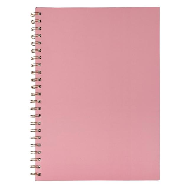 Morrisons Pink A4 Notebook 