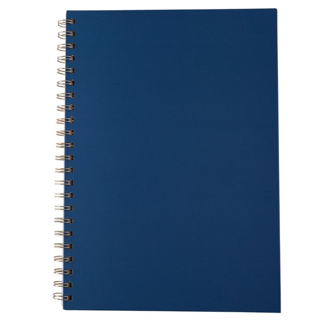 Morrisons Navy A4 Notebook 