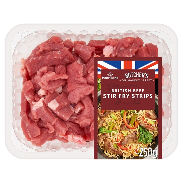 Morrisons British Beef Stir Fry 250g