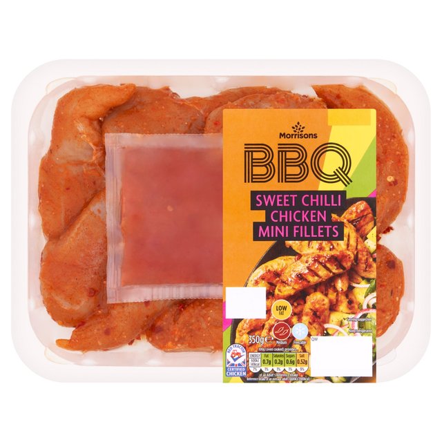 Morrisons BBQ Sweet Chilli Chicken Mini Fillets  350g