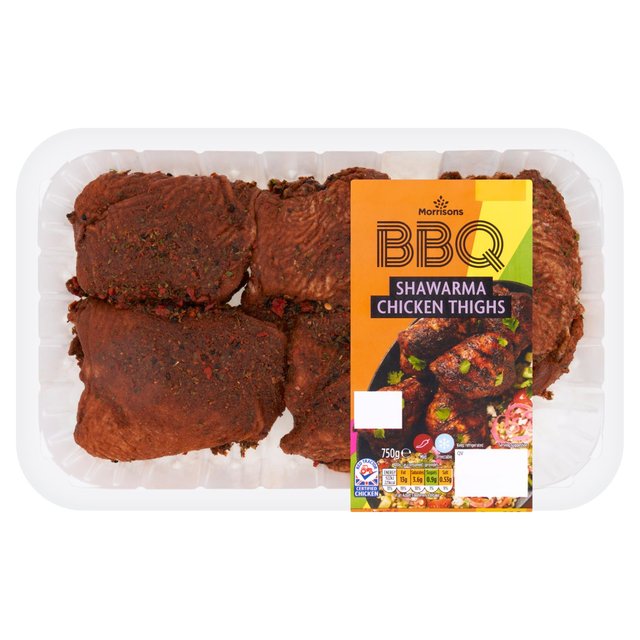 Morrisons BBQ Shawarma Chicken Thighs 750g