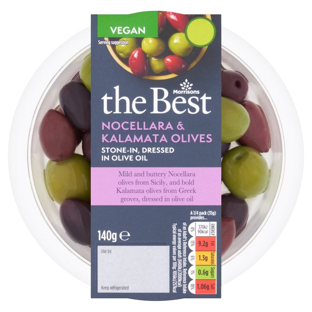 Morrisons The Best Nocellara And Kalamata Olives  140g