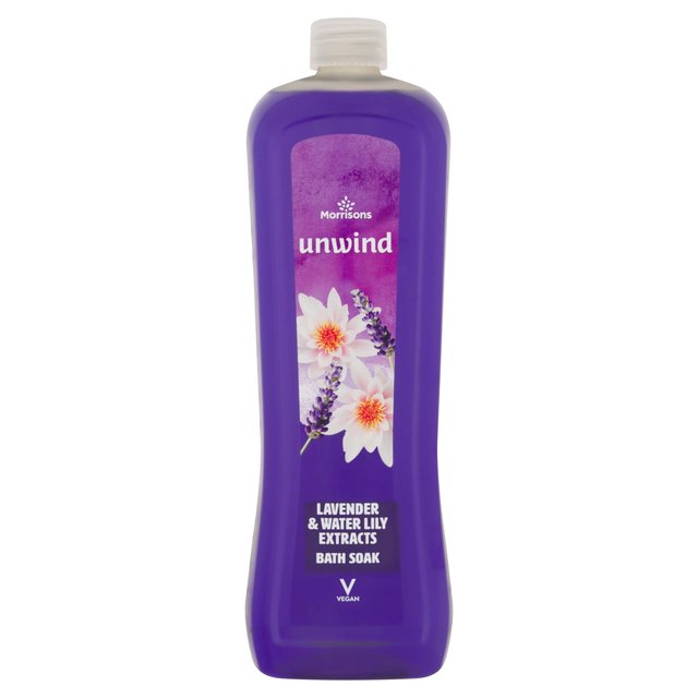 Morrisons Unwind Lavender & Water Lily Bath Foam  750ml