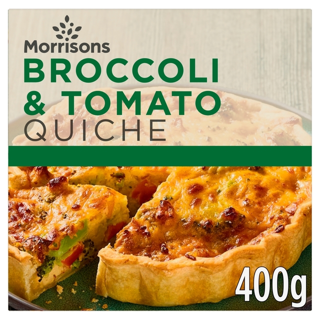 Morrisons Broccoli & Tomato Quiche  400g