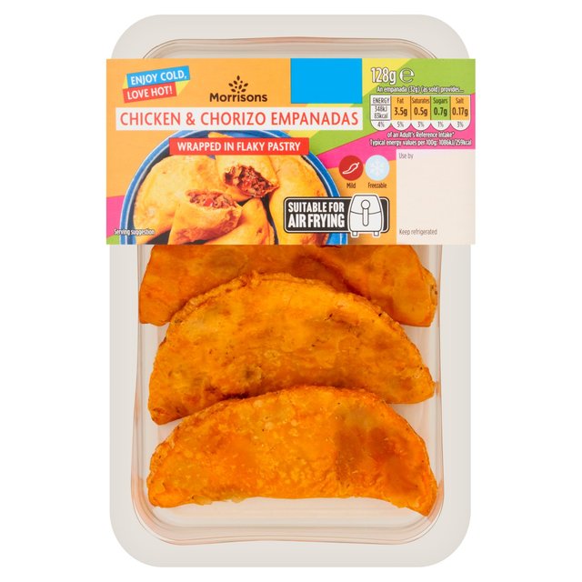 Morrisons Chicken & Chorizo Empanadas 128g