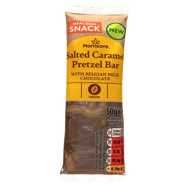 Morrisons Salted Caramel Pretzel 50g