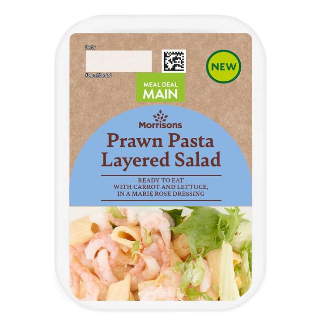 Morrisons Prawn Pasta Layered Salad 