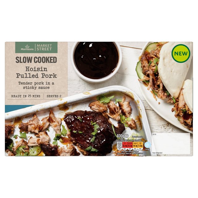 Morrisons Slow Cooked Pulled Pork With Hoisin Sauce  400g