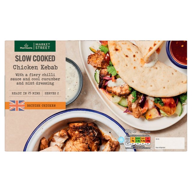 Morriosns Slow Cooked Chicken Kebab  450g