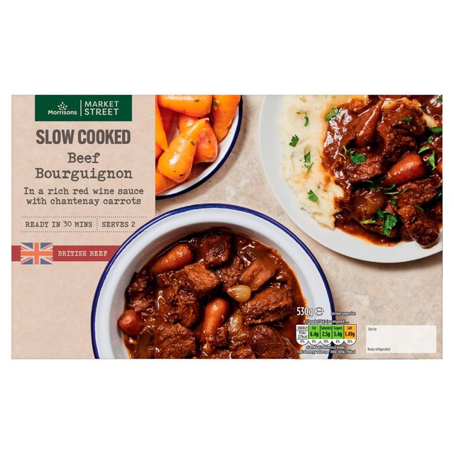 Morrisons Slow Cooked Beef Bourguignon  500g