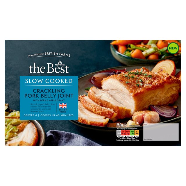 Morrisons The Best Crackling Pork Belly Joint  800g