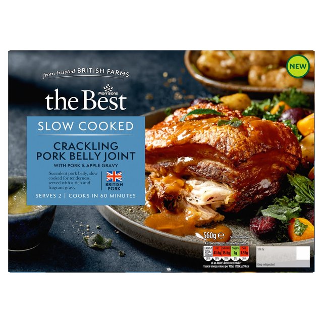 Morrisons The Best Crackling Pork Belly Joint  560g