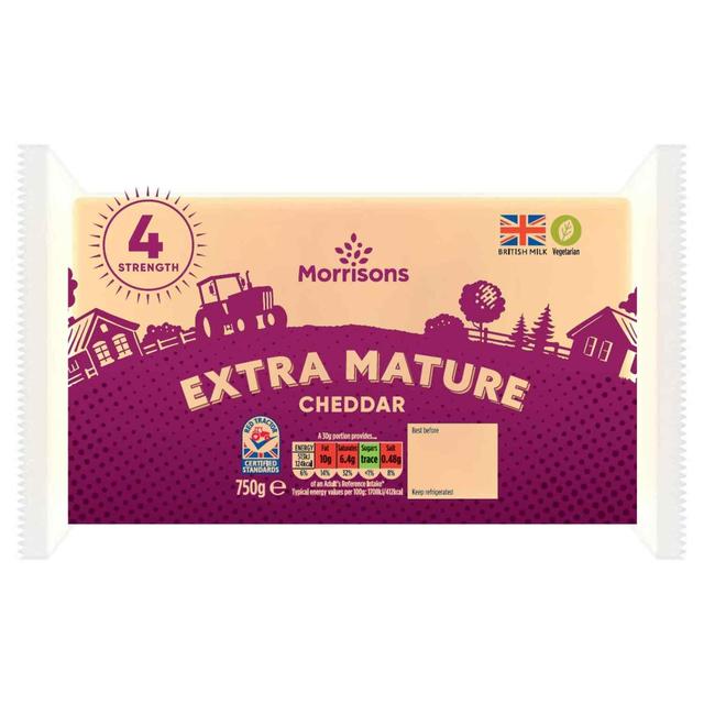 Morrisons Extra Mature Cheddar  750g