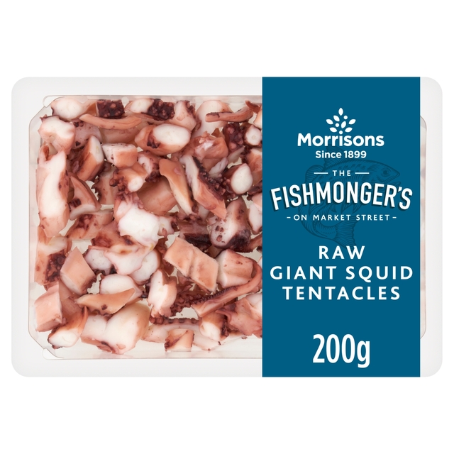 Morrisons Fishmonger's Raw Giant Squid Tentacles 200g - HelloSupermarket